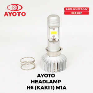 AYOTO Lampu Depan Headlamp H6 LED M1A AC DC Untuk Matic Bebek