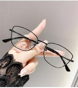 Kacamata Fashion CATEYE Bluecromic Wanita Photocromic Anti Radiasi Blueray Frame 2In1 A029