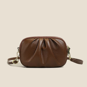Shell Bag Multi Compartment PU Crossbody for Women Leather Shoulder Handbag Spacious Organizer Casual Travel Bag Trendy Daily Gift for Women