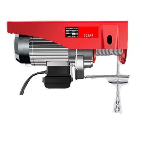 300kg Lift Electric Hoist Alat Derek Elektrik Takel Katrol Listrik Double Hook 300kg X 12meter