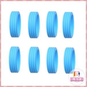 BIBLIO 8PCS/Set Luggage Wheels Protectors Silicone Reduce Noise Cover Luggage accessories