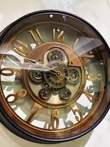 Sacesr Nordic Retro Wall Clock Modern Designer Living Room Creative Wall Clock European-style High-end Home Decor Reloj Pared FYWC X2Z8B