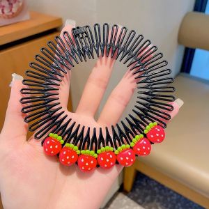 【VanHariacc】Trẻ em trán và sau đầu tóc gãy hoàn thiện Lược chải tóc đĩa kẹp tóc