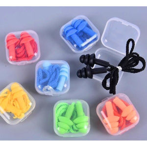 Soft Silicone Hearing Protection Earplugs Waterproof Swimming Diving Ear Plug Penutup Telinga 隔音耳塞