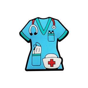 Charm sticker gắn dép mẫu 2D C53