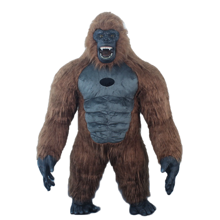 New 2.6M Inflatable Gorilla Costume Mascot Horrible Halloween King Kong ...
