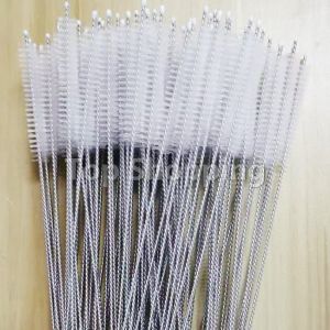 TOP แปรงล้างหลอดดูด จูกนม ขนไนล่อน ไม่ทำให้เป็นรอย พกพาสะดวก แรกขึ้น Stainless steel soft straw กระชากมุน บรรทัดไม่เป็นต้น