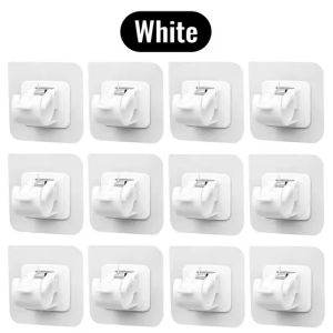 4Pcs Curtain Rod Holder Hook Self-Adhesive Nail-Free Curtain Clamp Hook Adjustable Wall Curtain Fixed Clip Hanging Rack Holder