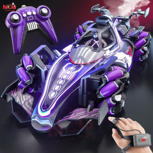 New High-Quality Gesture-Sensing RC Racing Car for Kids - Indoor Playland Vehicle with LED Lights and Remote Control