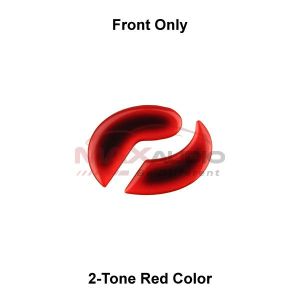 PERODUA KENARI Front Rear Steering Night Reflective 3M 3D 2-Tone Red Black Epoxy Logo Emblem Sticker