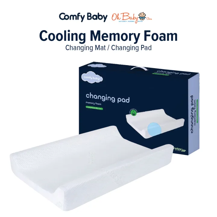 Comfy Baby Cooling Memory Foam Changing Mat / Changing Pad | Oh Baby Store