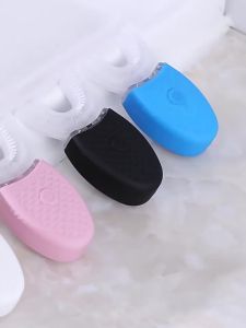 (In stock) Intelligent U-Type Toothbrush 360 Degrees Sonic Electric Automatic with USB Charge Waterproof Silicon Head for Oral Care