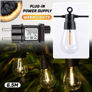 Bulb Christmas Raya Decoration Outdoor Fairy Light Bulb Hanging Lamp Waterproof lampu dongeng 仙女灯串