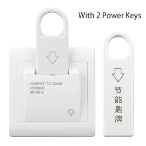 High Grade Hotel Power Switch Card Energy Saving Switch Insert Key Power Card To Take Power Electricity Recognition 40A Load Up to 8000W