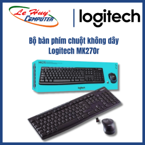 Bộ bàn phím chuột không dây Logitech MK270r