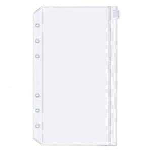 ซองใส่เอกสารแบบใสมี6รูเจาะช่องใส่กระเป๋าใส่เงิน6ช่องช่องใส่ซองเอกสาร