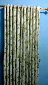 gorden gordyn korden hordeng pintu jendela minimalis gorden Amora model Plisket Bahan BRIDAL gread A lembut motif depan belakang