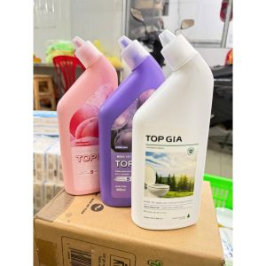 Thùng 4 Chai Nước Tẩy Rửa Bồn Cầu Nhà Vệ Sinh Chai 500ml Top Gia Loại Bỏ Nhanh Vết Bẩn An Toàn Tuyệt Đối Cho Da Tay