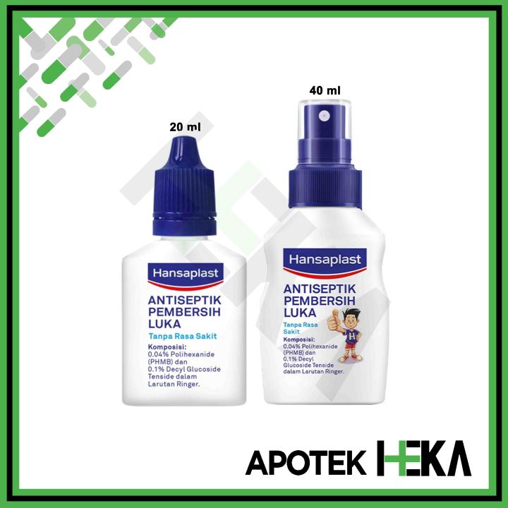 Hansaplast Antiseptik Pembersih Luka - Tetes 20 ml / Spray 40 ml