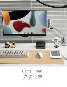 Leather desk pad student children study desk pad writing desk desktop pad computer office mouse pad