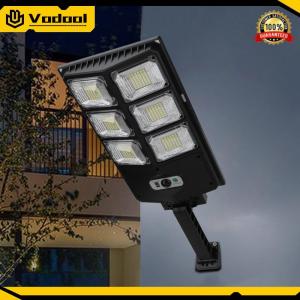 Commercial Parking Lot Light W/ Motion Sensor and Remote Waterproof Solar Flood Lamps for Yard Parking Lot Courtyards
