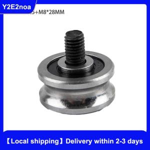 【Local shipping】 SG15 SG20 SG25 SG66+M5 M6 M8 Screw Steel Pulley Ball Bearings Track Guide Roller
