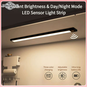 JACIRCLE Motion Sensor LED Light Strip UltraThin Rechargeable Big Battery Out Door Lighting Magnetic Install Without Nails