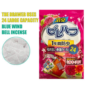 24pcs/48pcs Japan Moth Balls Rose Fragrance for Clothes Camphor Balls Repellent Closet Deodorizer