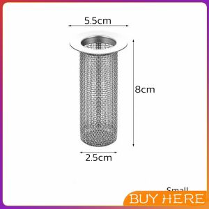 BUY HERE ตะแกรงกรองท่อระบายน้ำ สแตนเลส ที่กรองเศษขยะในท่อ อุปกรณ์ครัว ห้องน้ํา floor drain