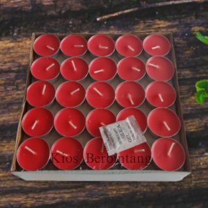 Tealight Candle Tekstur Lunak 4 Jam Isi 100 Pcs