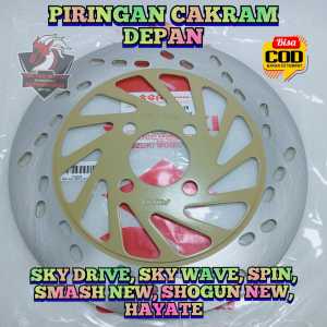 PIRINGAN CAKRAM DEPAN SUZUKI SKY DRIVE SKY WAVE SPIN SMASH NEW SHOGUN NEW HAYATE KUALITAS ASLI ORIGINAL