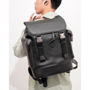 Sendy Leather Tas Punggung Pria Ransel Gendong Backpack Laptop Kulit Sapi Asli GUARDIOLA