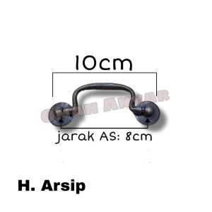 Handle Knob Tarikan Laci Anting Antique Cooper Antik Vintage