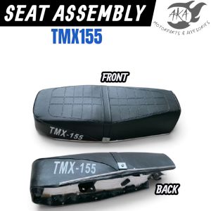 Motorcycle Seat Assembly for TMX155 in Blue Red and Black Colors Perfect Condition Ready to Ship