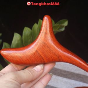PVN62577 Dụng cụ hình én cây mát xa day ấn bấm huyệt đạo chân tay bằng gỗ T8