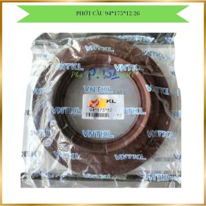Phớt chắn dầu (oil seal) lắp cùi thơm (quả dứa) cầu 13-19 tấn. Thông số 94x175x12/26