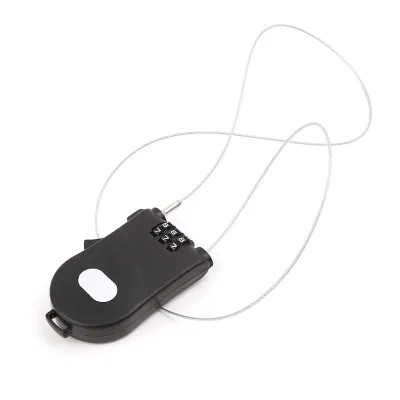 1 meter Retractable Steel Cable Number Lock