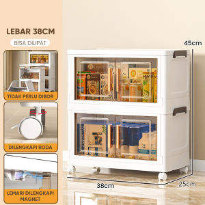 [LEMARI LIPAT MINIMALIS] Angola Lemari Plastik Pakaian Anak / Lemari Pakaian Lipat Serbaguna G19-G23 / Lemari Susun Lipat Serbaguna / Lemari Penyimpanan Ekstra Besar