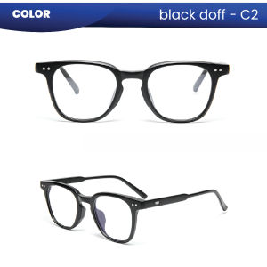 IOOI Eyewear Kacamata Kotak TR90 Tebal Lensa Minus Anti Radiasi Blueray Photocromic Pria Wanita 636