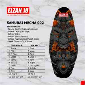 FREE POUCH Cover Sarung Jok Motor beat vario scoopy nmax aerox mio lexi universal Anti AIR dan cakar kucing semua tipe motor - SAMURAI Style