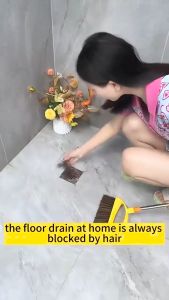 Cutable Shower Drain Hair Catcher Disposable Shower Drain Sticker Bathroom Drain Hair Catcher Mesh Kitchen Sink Filter