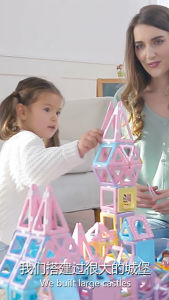 Romboss 36pcs Magnetic Building Blocks STEM Educational Toys Tiles Set for Boys & Girls Magnet Stacking Block Sets