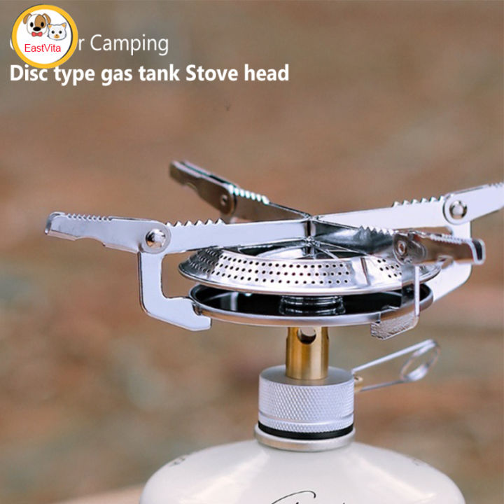 Mini Portable Outdoor Gas Stove, Folding Camping Butane Stove, Card