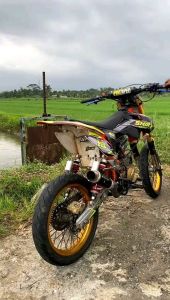 Silincer Knalpot Inlet 50 Black Coating Original Smuff Racing Exhaust