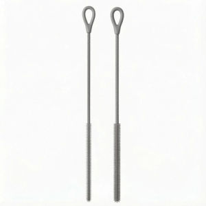 Silicone Straw Cleaning Brush 2Pcs - Extra Long Reusable Soft Brush for Metal/Glass Straws Bottle & Cup Cleaner
