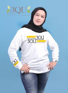 ATASAN WANITA A3QU LENGAN PANJANG TERBARU / KAOS WANITA A3QU PREMIUM QUALITY / A3QU ATASAN WANITA LENGAN PANJANG / [ PUTIH] / KAOS T-SHIRT/baju muslim /atasan muslim/KAOS A3QU TERBARU 2023 / A3QU 2023 / A3QU / kaos lengan panjang/VIRAL