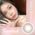 Lens Eyesme - Ocher Brown - Lens nâu tự nhiên - Kính áp tròng Hàn Quốc từ 0 đến 8 độ. 