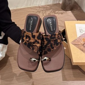 [Free Shipping] WomenS Summer Slip-On Sandals With A Toe-Covering Design 2026 New Style Featuring A Comfortable Non-Tiring Wedge Heel And A Sophisticated Look