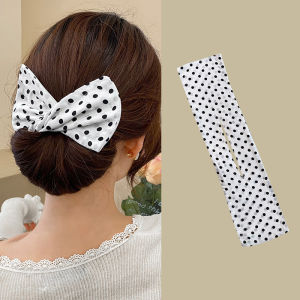 Original Cloth Fashion Hair Ponytail Hair Band Lazy Person Curling Hair Belt Bow Curler Printing Magic Clip Twist Simple Curler