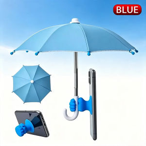 Creative Fist Motorcycle Umbrella Bracket with Suction Cup -UV Waterproof Dual Use Sun Rain Protection 1pc - For Motorcycle Scooter Outdoor Riding